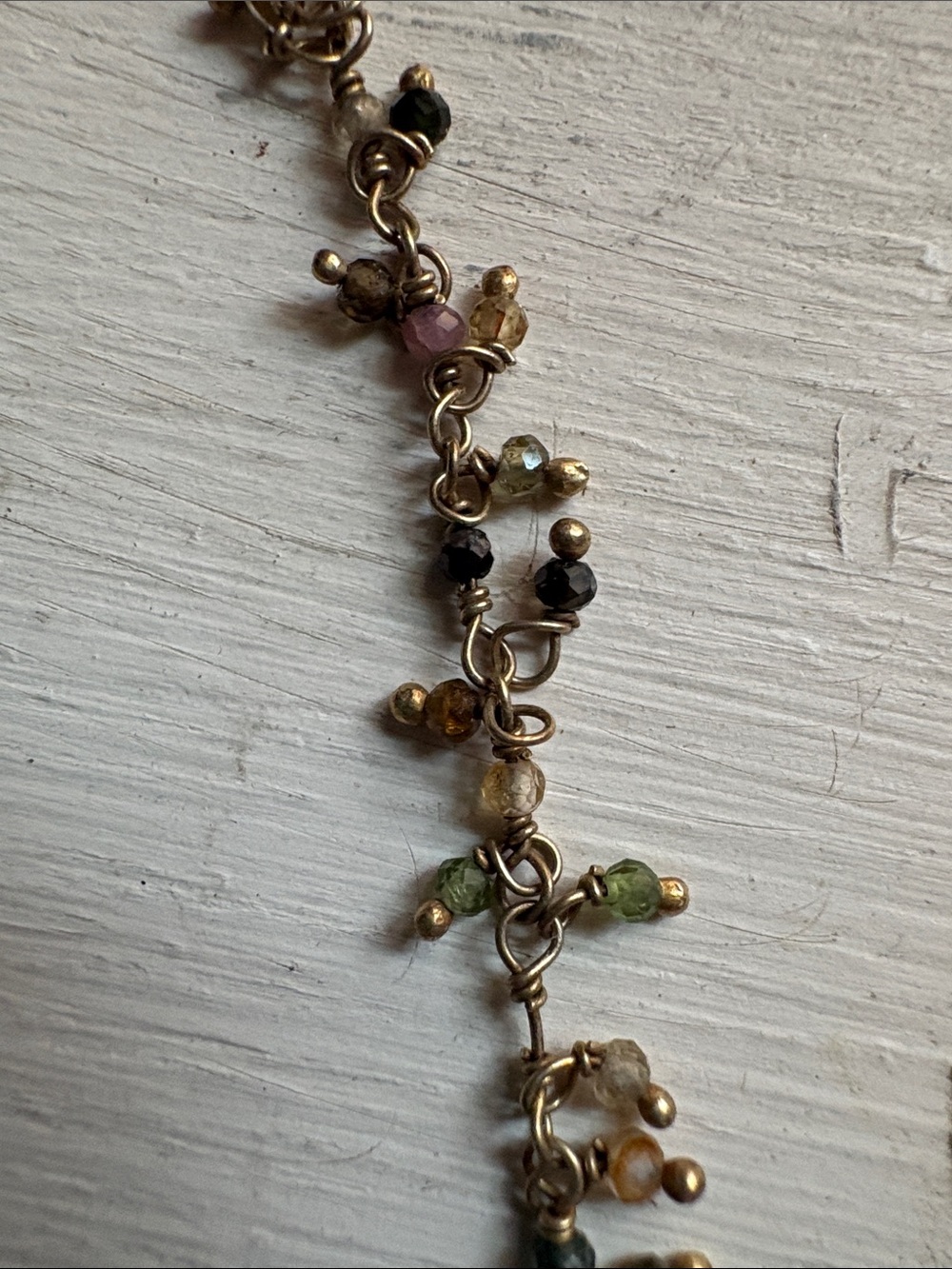 Anthropologie Beaded Chain Necklace - Picture 3 of 3